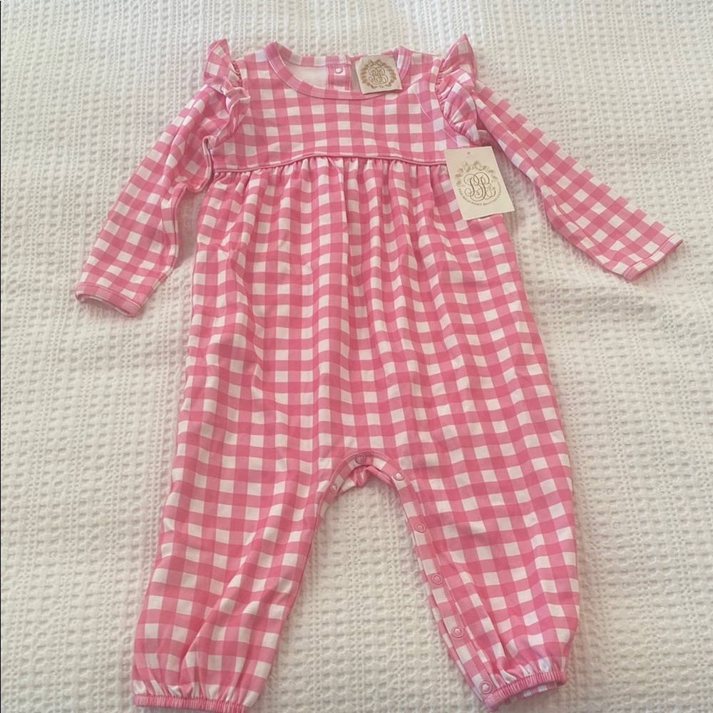 The Beaufort Bonnet Leigh Ann Angel Sleeve  Romper 18-24M